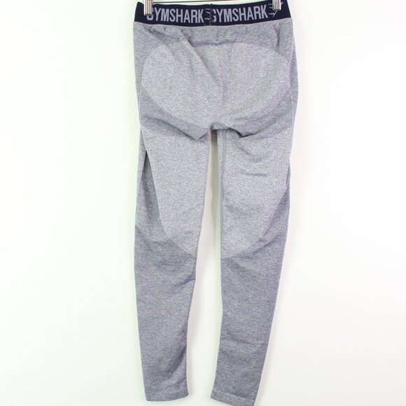 Gymshark Dry Flex Low Rise Leggings Grey Navy M - Picture 4 of 5